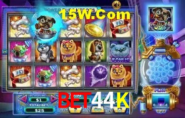 Interface moderna da plataforma Bet44K